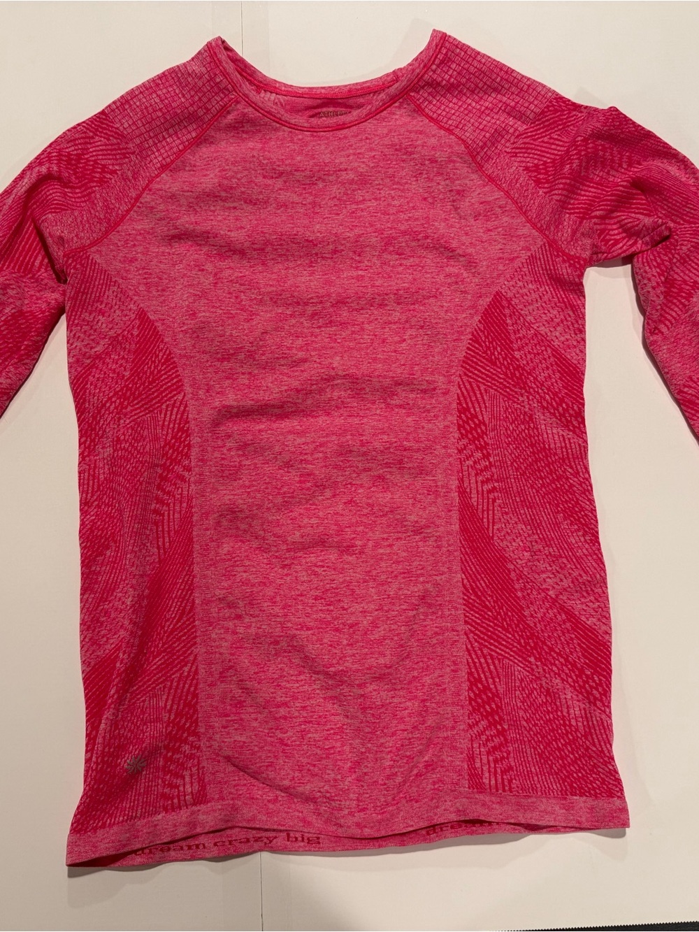 Athleta Girl Pink Athletic Long Sleeve Top